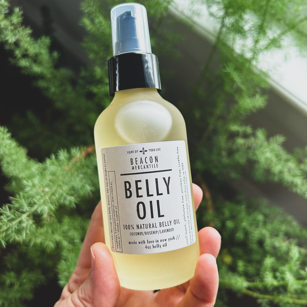 Belly Oil // Rosehip, Sweet Almond, Coconut, Lavender