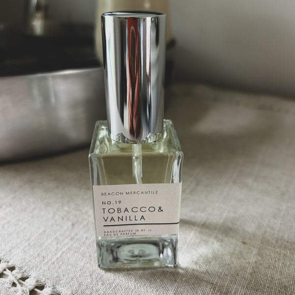 tobacco vanilla eau de parfum Beacon Mercantile // No.19 Tobacco & Vanilla