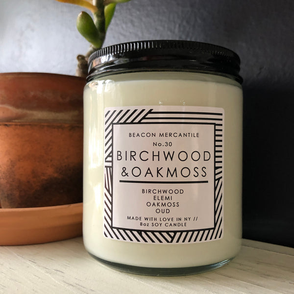 Mahogany Teakwood Candle, Small Batch Soy