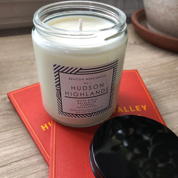 No.17 Bergamot & Blood Orange // Recycled Glass Candle – Beacon