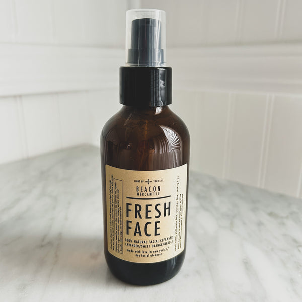 メルフBLOOMING FACE WASH BRIGHT VEIL SERUM Fresh Face- Lathering Botanical Oil Cleanser with Lavender, Sweet