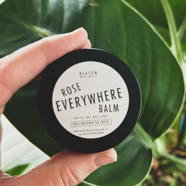 Rose Everywhere Balm- Shea Butter, Rosehip Oil, Rose