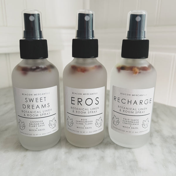 BM Blends Botanical Linen & Room Spray // Eros, Sweet Dreams, Recharge