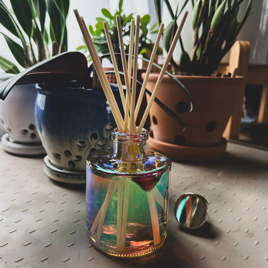 PRISMA Iridescent Glass XL Reed Diffuser 🌈💥