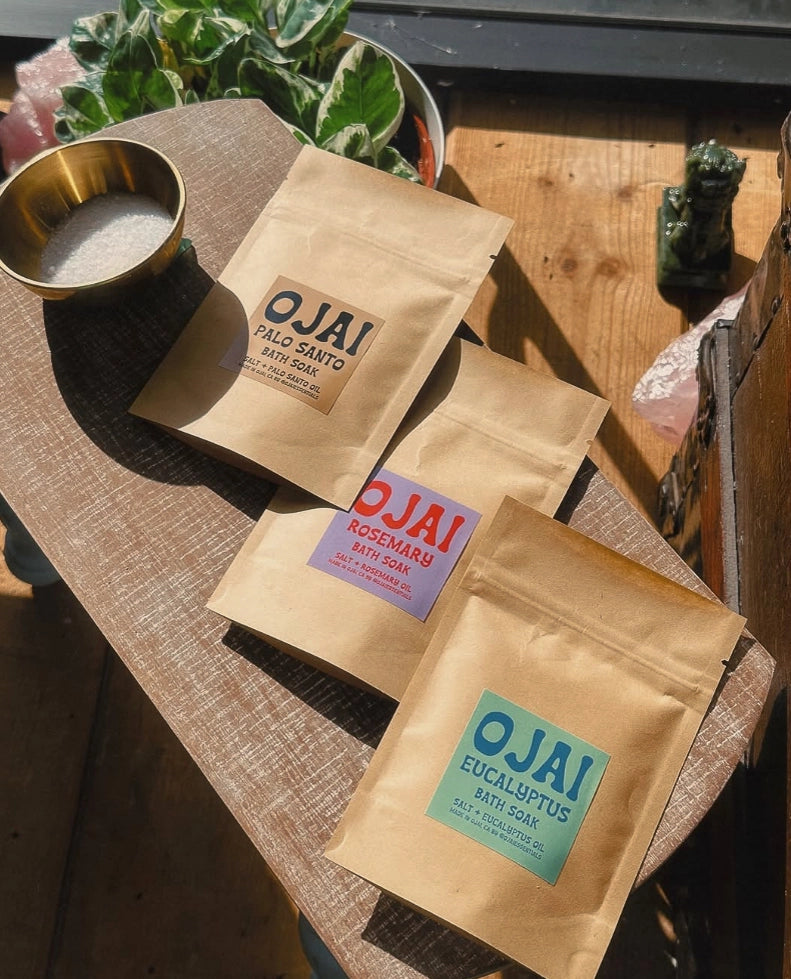 Ojai Essentials // Bath Salts- Palo Santo, Golden Hour, Ojai Pixie