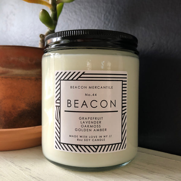 No.44 BEACON 🎉 // Recycled Glass Candle