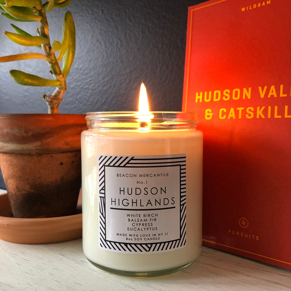 No.1 Hudson Highlands // Recycled Glass Candle