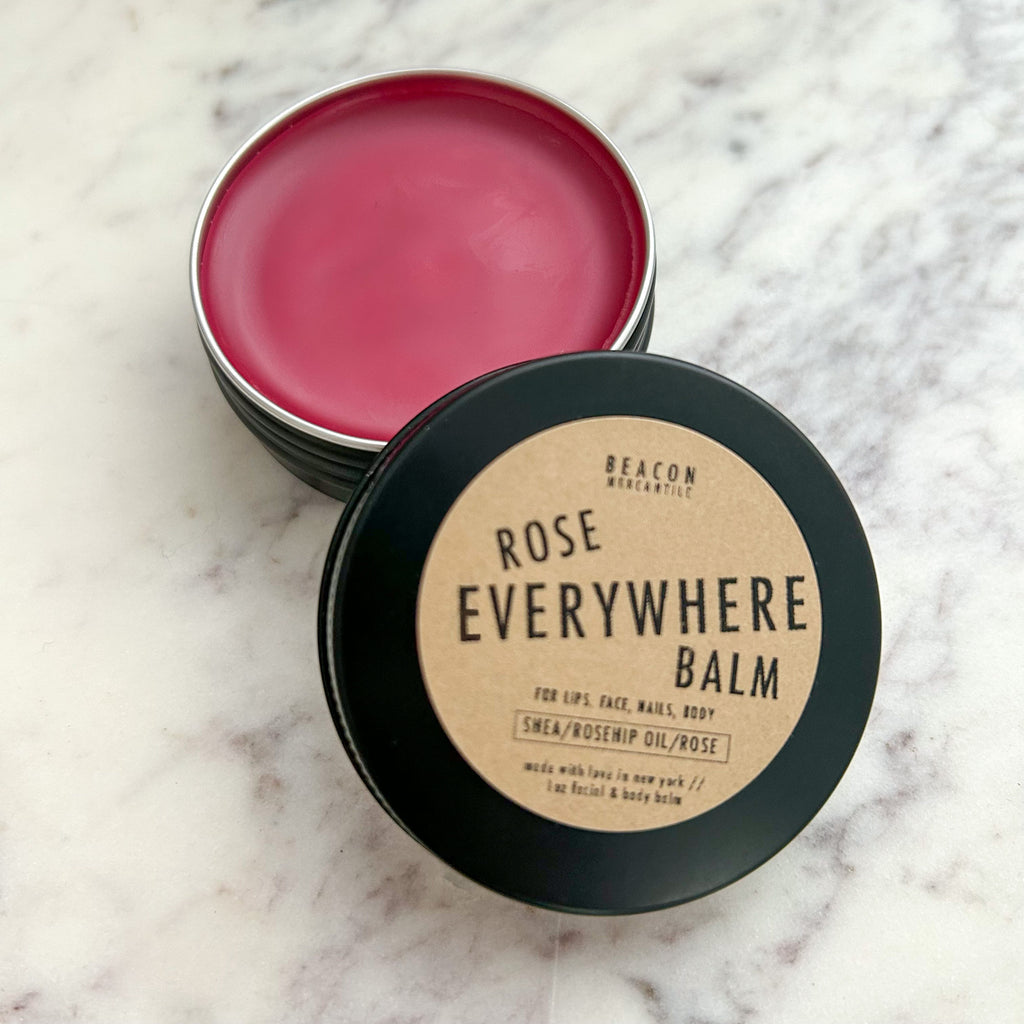 Rose Everywhere Balm- Shea Butter, Rosehip Oil, Rose