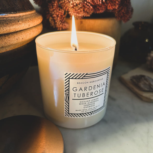 Opal Glass Candles