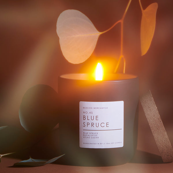 Biggie Ceramic Candle // Cream, Black