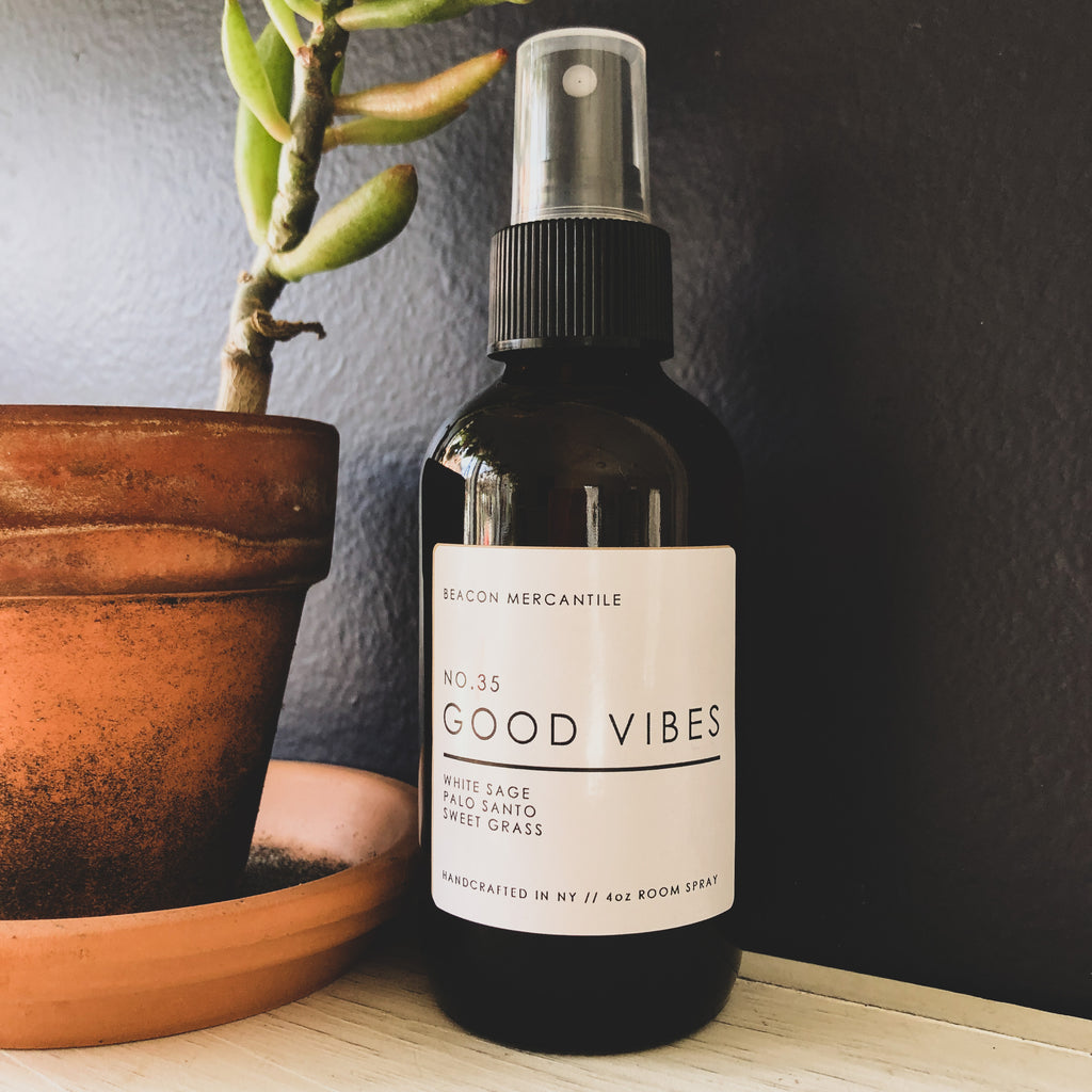 Good Vibes Room Spray // White Sage, Palo Santo, Sweetgrass