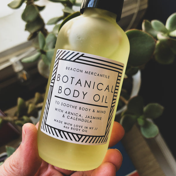 BM Botanical Body Oil // Arnica, Jasmine, Calendula