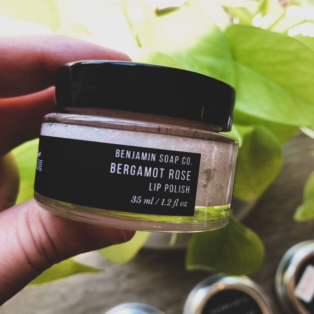 Benjamin Soap Co. // Bergamot Rose Lip Scrub