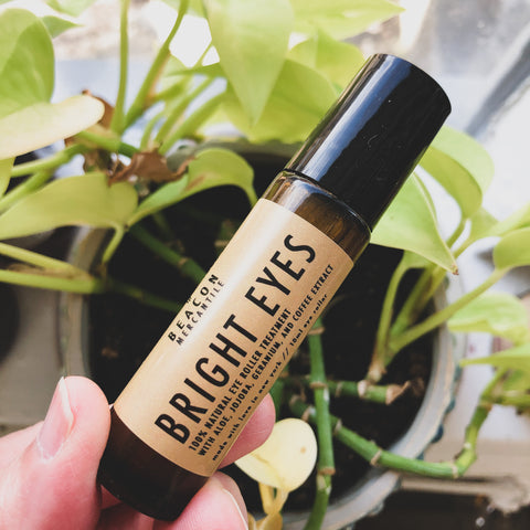 Bright Eyes Serum Roller- Aloe, Geranium, Coffee Extract