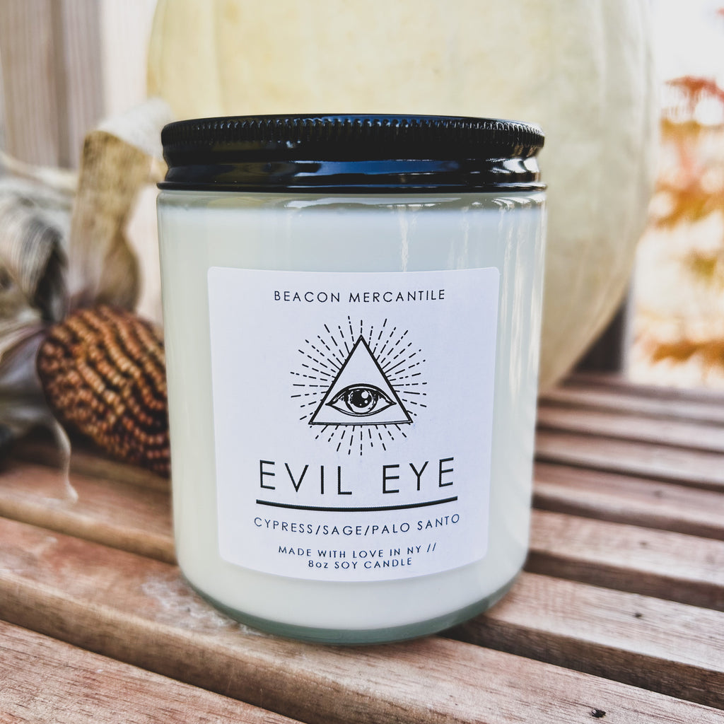 EVIL EYE // Room Spray, Candle- Cypress, Sage, Palo Santo 🧿✨