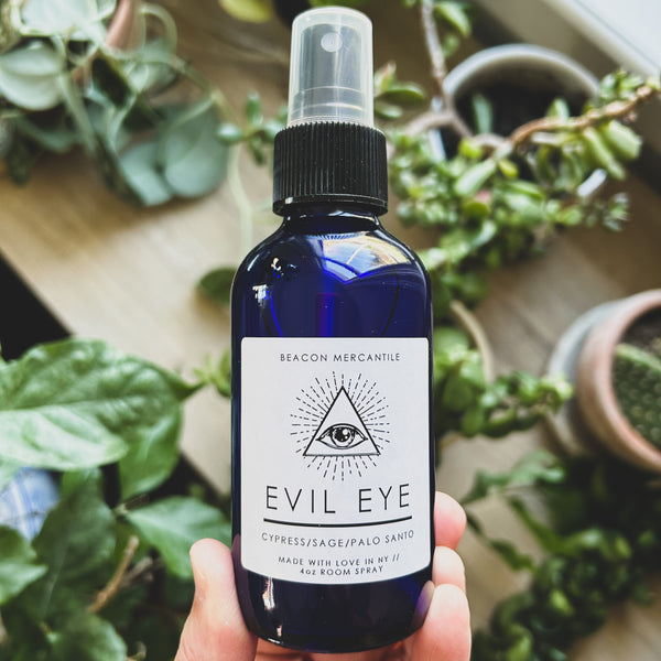EVIL EYE // Room Spray, Candle- Cypress, Sage, Palo Santo 🧿✨