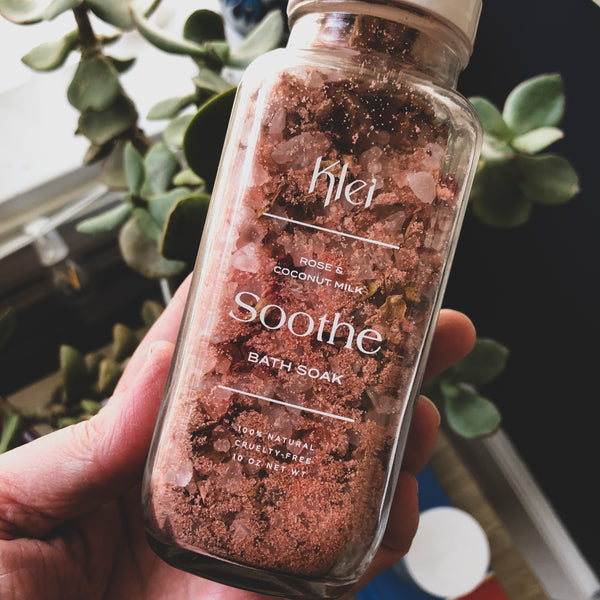 Klei // SOOTHE Bath Soak- Rose + Coconut Milk
