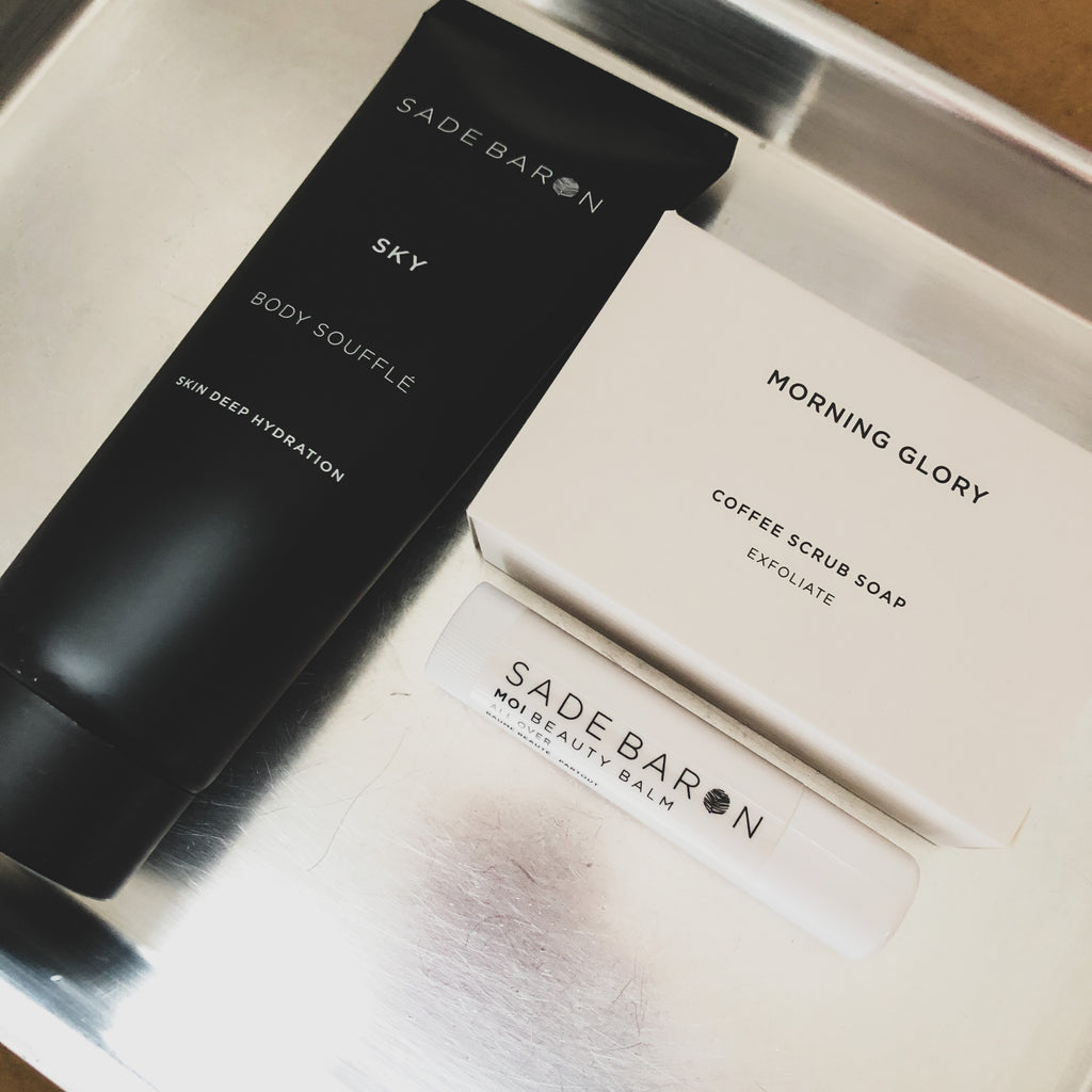 Sade Baron // Morning Glory Coffee Scrub Bar
