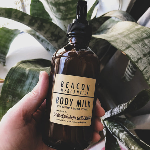 Body Milk- Rosehip + Carrot Seed Oil