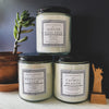 Hudson Valley Trio // Recycled Glass Candle Set