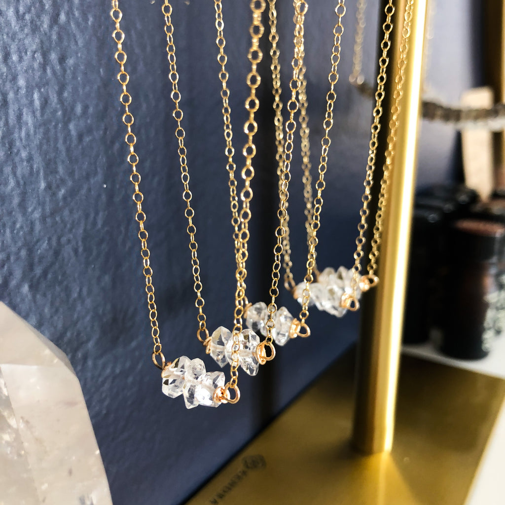 K. Maureen // Herkimer Diamond Necklace