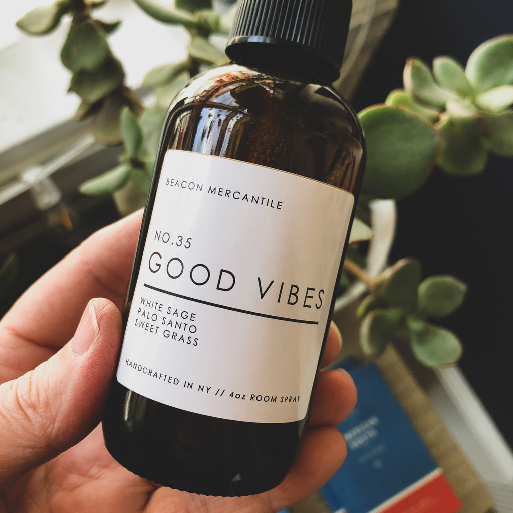 Good Vibes Room Spray // White Sage, Palo Santo, Sweetgrass